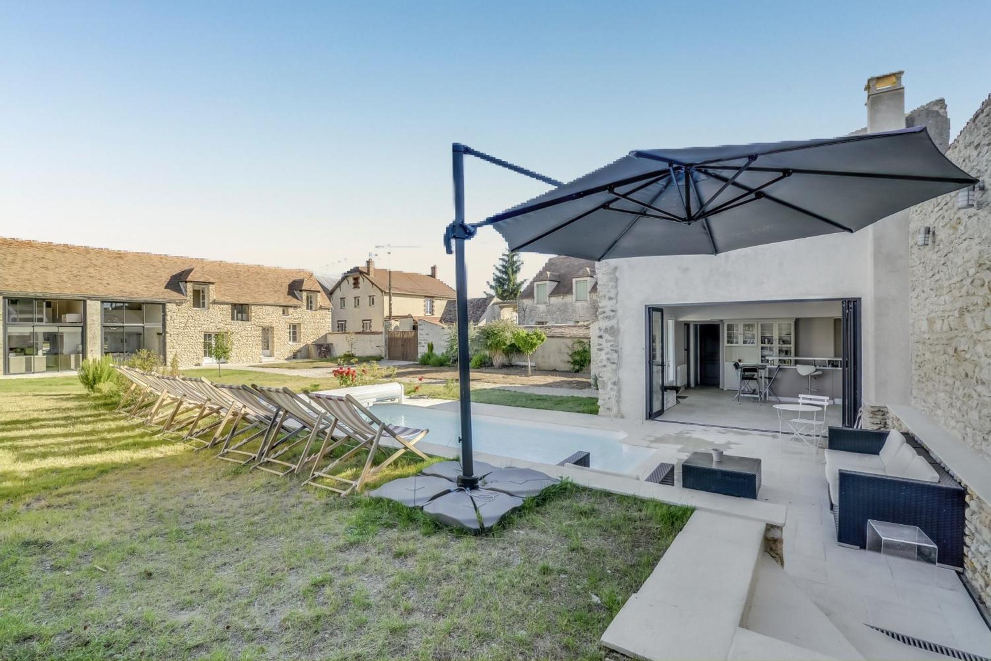 Incroyable Villa A Amponville Avec Piscine Privee. Εξωτερικό φωτογραφία